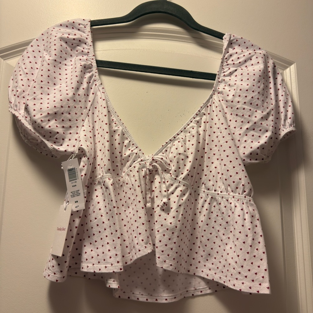 Sunday Best Heart Top